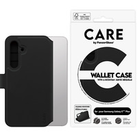 PanzerGlass Wallet Case mit Kickstand, Handyhülle schwarz, Samsung Galaxy S25+