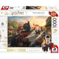 Schmidt Spiele Thomas Kinkade Studios: Wizarding World Harry Potter Hogwarts Express, Puzzle 1000 Teile