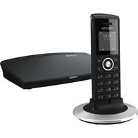 snom M325 DECT, VoIP-Telefon schwarz/silber, Basisstation incl. Mobilteil