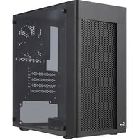 Aerocool Hexform G-BK-v1, Tower-Gehäuse schwarz, Tempered Glass