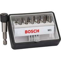 Bosch Robust Line Schrauberbit-Set M Extra-Hart, 12+1-teilig, Bit-Satz 
