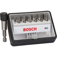 Bosch Robust Line Schrauberbit-Set M Extra-Hart, 12+1-teilig, Bit-Satz