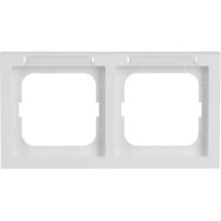 Busch-Jaeger Rahmen zwei fach mit waagerechter Beschriftung Retail