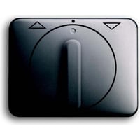 Busch-Jaeger Zentralscheibe Jalousie mit Drehgriff, Abdeckung platin, Retail