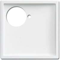 Busch-Jaeger Zentralscheibe Studioweiß, Abdeckung weiß, Retail