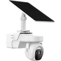 Dahua DH-KIT/BP4A-4G/M0508, Überwachungskamera weiß/schwarz, Kamera + Solarpanel (8W)