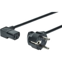 4016032311768 - AK-440102-018-S ASSMANN DIGITUS Netzkabel CEE 7 7 C13 Typ-F St Bu 90Â° gewinkelt 18m AK-440102-018-S 4016032311768