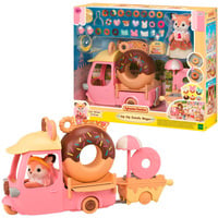 Sylvanian Families - Donut Wagen mit Figur, Konstruktionsspielzeug
