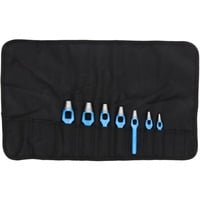 GEDORE Henkellocheisen-Satz, 4-16mm, 7-teilig blau