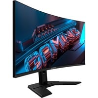 GIGABYTE GS34WQC, Gaming-Monitor 86.4 cm (34 Zoll), schwarz, WQHD, VA, Curved, 120Hz Panel