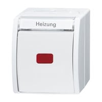 0 Kontrollausschalter 2601/2 Schalter Wippe weiß, Retail