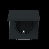 Busch-Jaeger Schutzkontaktsteckdose Safety Plus schwarz, Retail