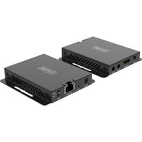 Digitus 4K HDMI Extender Set, HDMI Verlängerung schwarz,  4K/120Hz, 30m