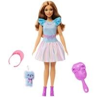 Mattel My First Barbie Teresa mit Bunny (brünette Haare), Puppe 