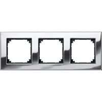 Merten Metallrahmen dreifach chrom, Retail