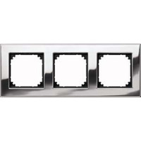 Merten Metallrahmen dreifach chrom, Retail