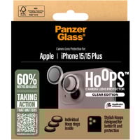 PanzerGlass Hoops Kameraschutz, Schutzfolie transparent, iPhone 15 Plus / 15