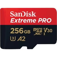 SanDisk Extreme PRO 256 GB microSDXC, Speicherkarte UHS-I U3, Class 10, V30, A2