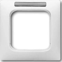 4011395969434 - BJ Reflex SI Linear Rahmen 1721NSKA-214 mit Schriftfeld 1fach alpinweiss