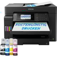 Epson EcoTank ET-16650, Multifunktionsdrucker schwarz, USB, WLAN, Scan, Kopie, Fax, Duplex (Druck), Duplex (Scan)