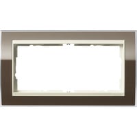 Gira Abdeckrahmen für cremeweiß Event braun, Retail