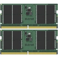 Kingston SO-DIMM 64 GB DDR5-5200 (2x 32 GB) Dual-Kit, Arbeitsspeicher grün, KVR52S42BD8K2-64, Value RAM