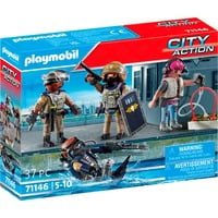 PLAYMOBIL 71146 City Action SWAT-Figurenset, Konstruktionsspielzeug 