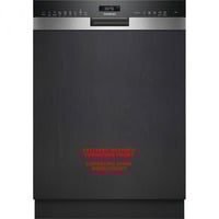 Siemens SN55ES12CE iQ500, Spülmaschine edelstahl (gebürstet)/schwarz, 60 cm, Home Connect