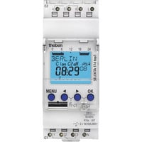 Theben Digitale Zeitschaltuhr SELEKTA 174 top3 für DIN-Schiene, 2 Kanäle, Astro- und Wochenprogramm