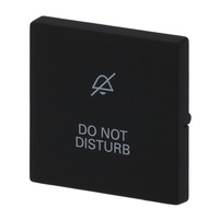 0 Wippe matt mit Aufdruck DO NOT DISTURB schwarz, Retail