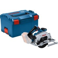 Bosch Professional Akku-Handkreissäge GKS 18V-57-2 Professional solo blau/schwarz, ohne Akku und Ladegerät, in L-BOXX