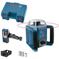 Bosch Professional Rotationslaser GRL 400 H Professional blau/schwarz, rote Laserlinie, im Koffer