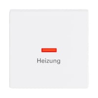 Busch-Jaeger Druckwippe Doppelwippe Heizung-Notschalter 1789 H-84 weiß (glänzend), Retail