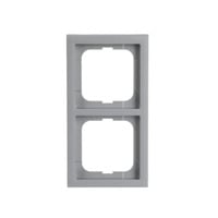 4011395069073 - Busch-jaeger Elektro - Busch-Jaeger Rahmen 2f alu-si mt future linear Kst aluminium-silber fGeräteeinbaukanal 1722-183K - Aluminium