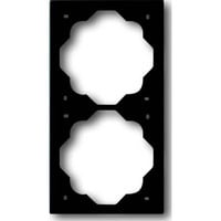 4011395128367 - Rahmen zwei-fach Kunststoff lackiert matt Schutzart IP20 Maße 81 x 152 x 6 mm