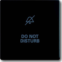 Busch-Jaeger Wippe matt mit Aufdruck DO NOT DISTURB schwarz, Retail