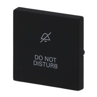 Busch-Jaeger Wippe matt mit Aufdruck DO NOT DISTURB schwarz, Retail