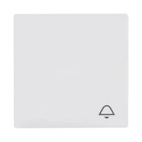 Busch-Jaeger Wippe mit Aufdruck mit Symbol Klingel weiß, Retail