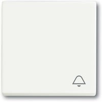 Busch-Jaeger Wippe mit Aufdruck mit Symbol Klingel weiß, Retail