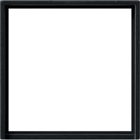Adapterrahmen mit quadratischem Ausschnitt 50 x 50 mm