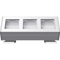 Gira Gehäuse dreifach mit Befestigungswinkel weiß, Retail