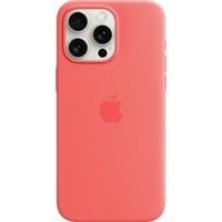 Apple Silikon Case mit MagSafe, Handyhülle hellrot, iPhone 15 Pro Max