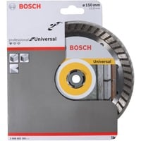 Bosch Professional Diamanttrennscheibe Standard for Universal Turbo, Ø 150mm Bohrung 22,23mm