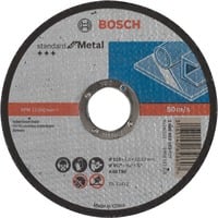 Bosch Trennscheibe Standard for Metal, Ø 115mm Bohrung 22,23mm, A 60 T BF, gerade