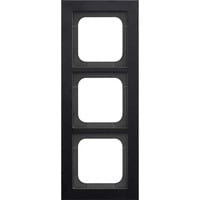 Busch-Jaeger Abdeckrahmen 1723-275, Abdeckung schwarz, Retail