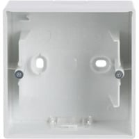 Busch-Jaeger Aufputz-Gehäuse 1-fach zur Aufnahme von Einsätzen future linear Typ 1701-84 weiß (glänzend), Retail