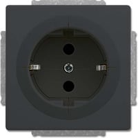 Busch-Jaeger Objektsteckdose 20 Euro-Steckdosen-Anschluss (Typ F) anthrazit, Retail