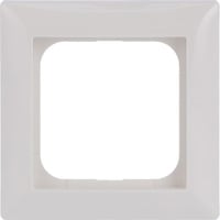 Busch-Jaeger Rahmen einfach zum Abdecken von Schaltern, Tastern und Steckdosen, Kunststoff, glänzend weiß (glänzend), Retail