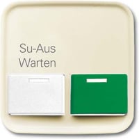 Busch-Jaeger Zentralscheibe, Rahmen weiß, Retail