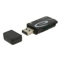 DeLOCK Mini USB 2.0 Card Reader, Kartenleser schwarz